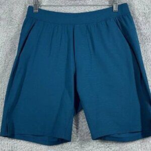 Lululemon Performance Mens‎ Shorts Size Medium Blue Aqua